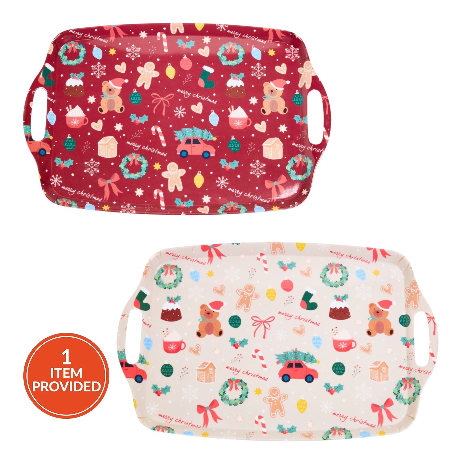 Large Christmas Print Tray Image 1