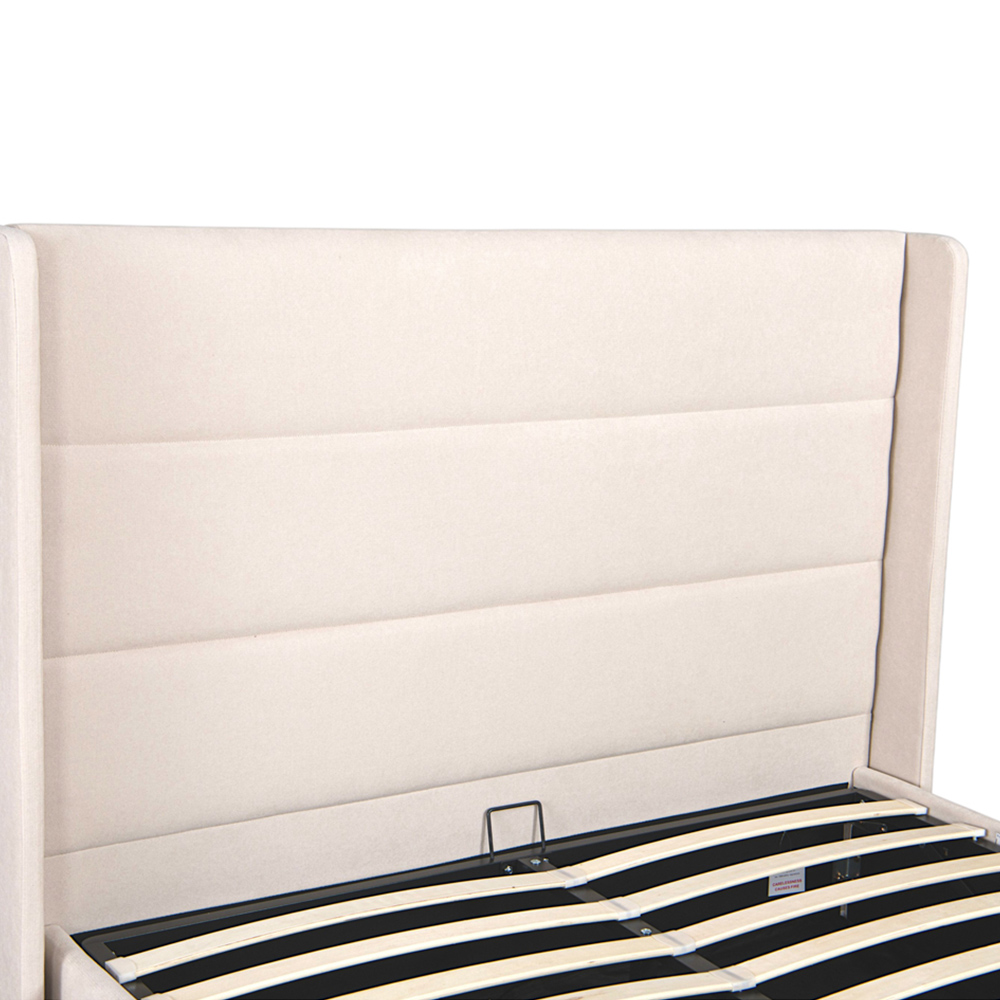 Wilmslow King Size Natural Ottoman Bed Image 5