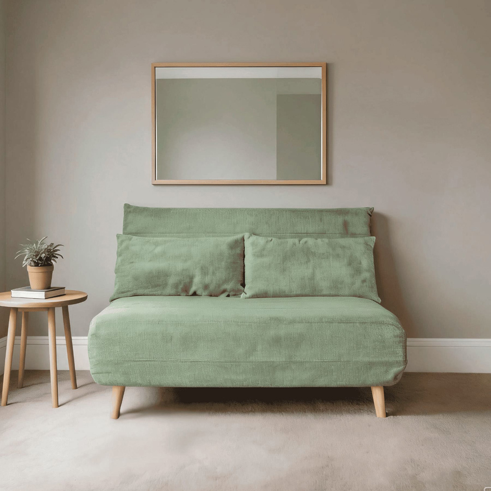 Home Source Lorena Double Green Sofa Bed Image 8
