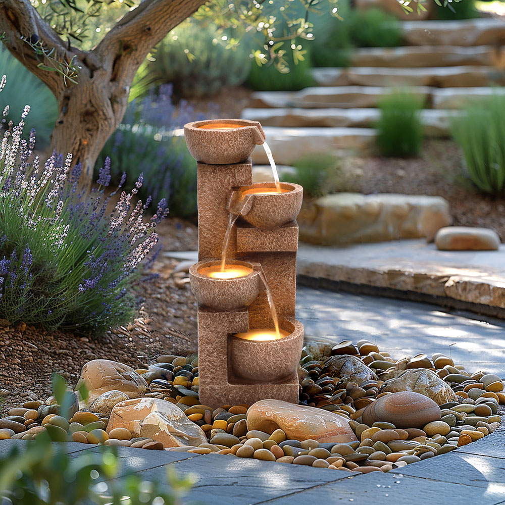Charles Bentley Danube Mains Powered Cascading Water Feature Image 2