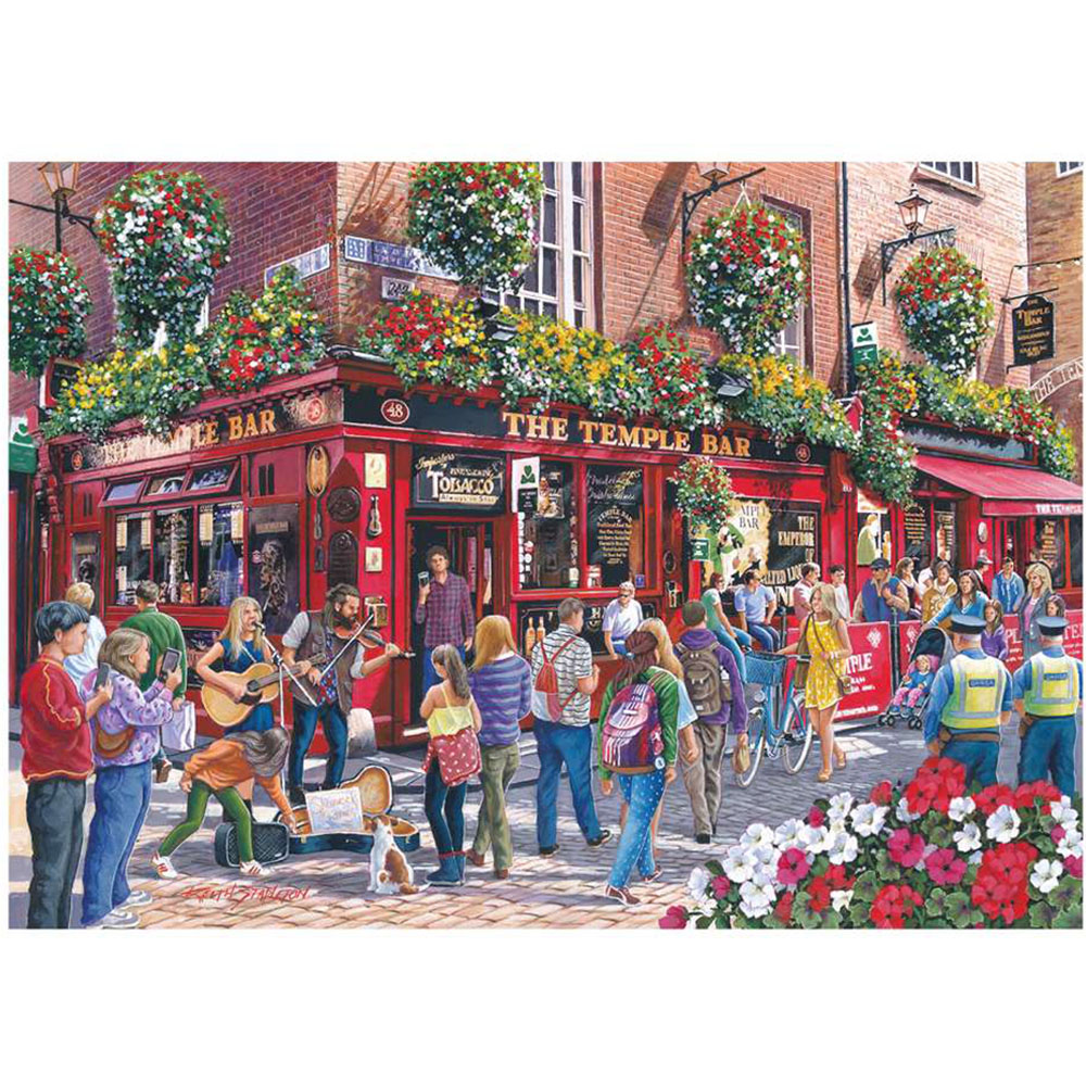 The House of Puzzles Temple Bar 1000 Piece Jigsaw Puzzle Image 1
