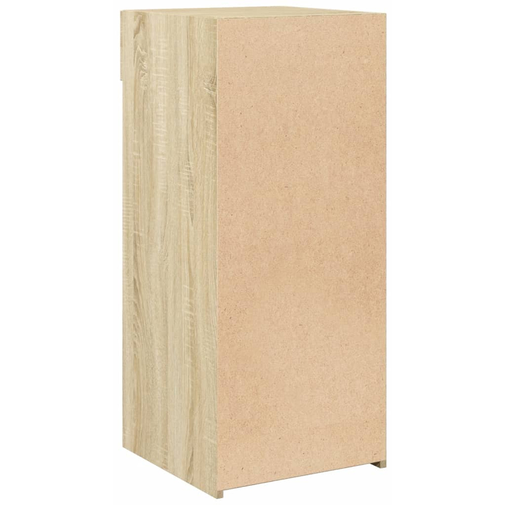 vidaXL Single Drawer 3 Shelf Sonoma Oak Sideboard Image 6