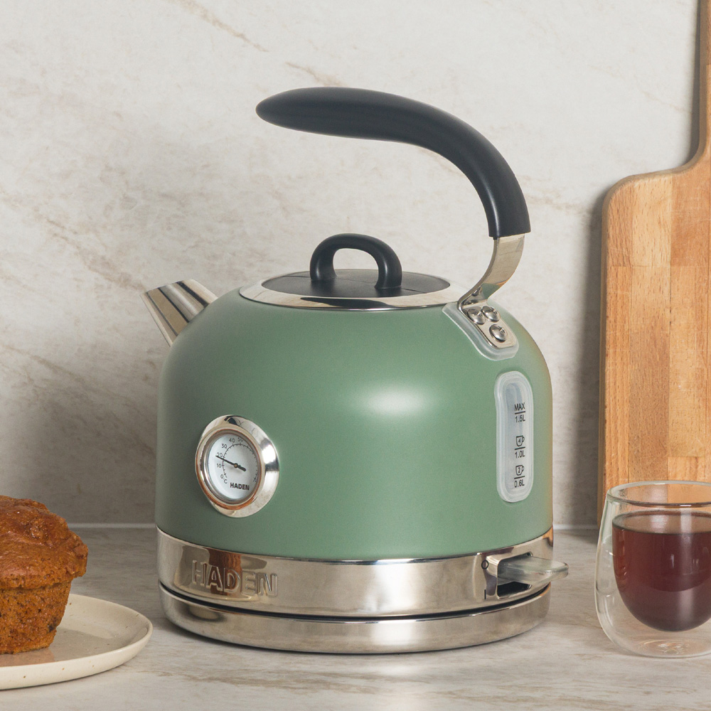 Haden Jersey 214270 Cedar Green Steel 1.5L Kettle 3000W Image 2