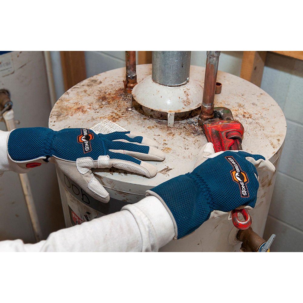 StoneBreaker Large Blue Landscape Pro Work Gloves Image 9