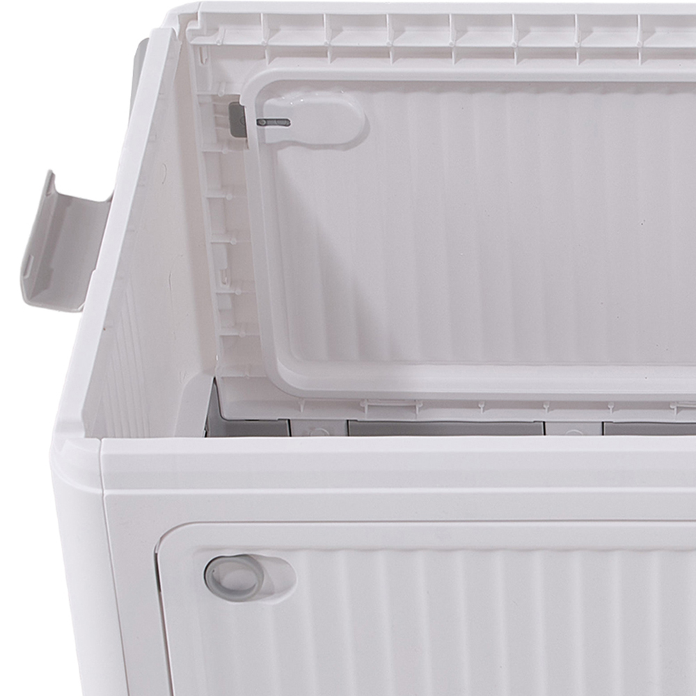 Living and Home 3 Way Access Grey Plastic Storage Box with Wheels 42 x 29cm Image 4