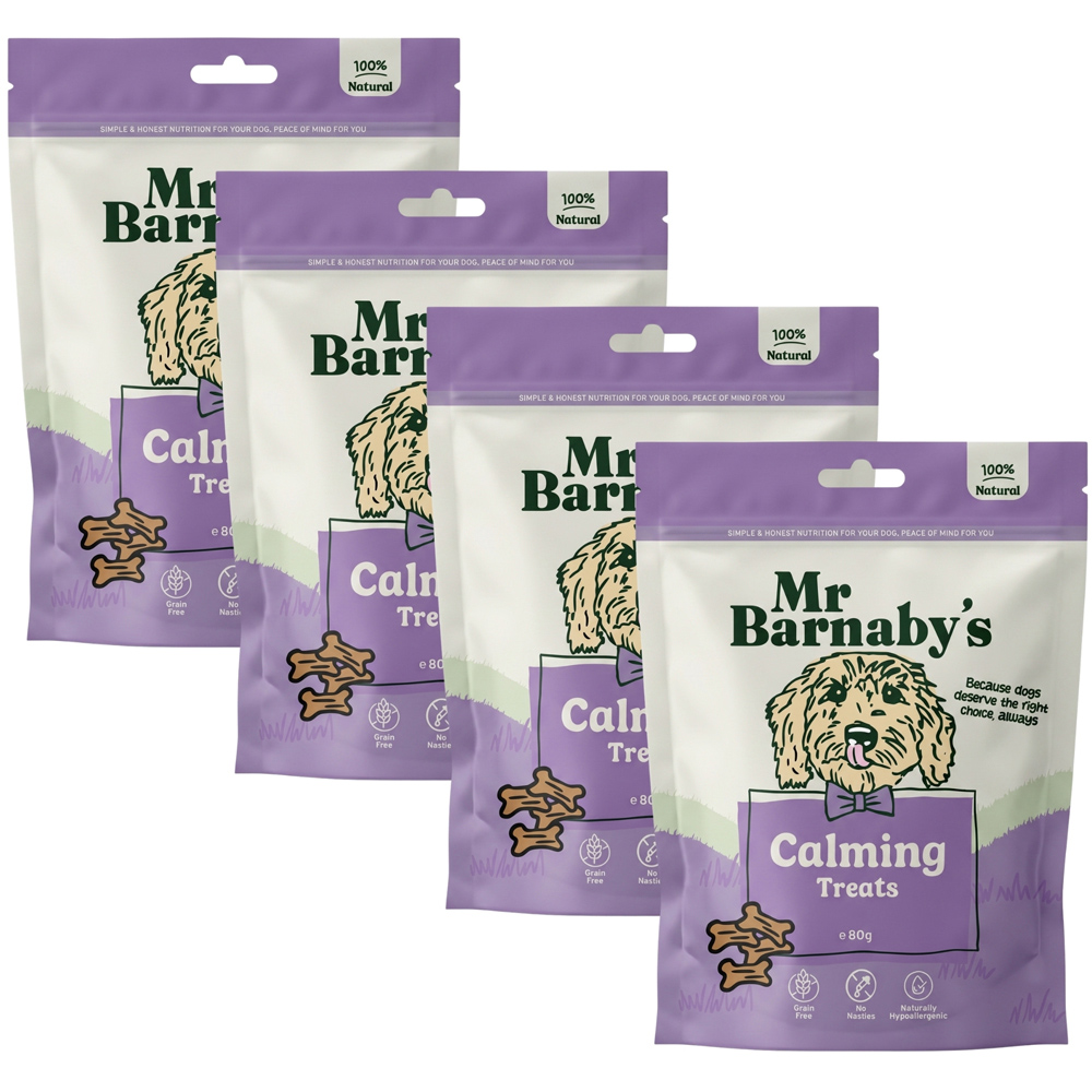 Mr Barnaby's Calming Dog Treats 80g 4 Pack Image 1