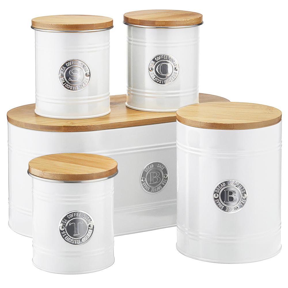 Cooks Professional 5 Piece White Storage Set Image 1