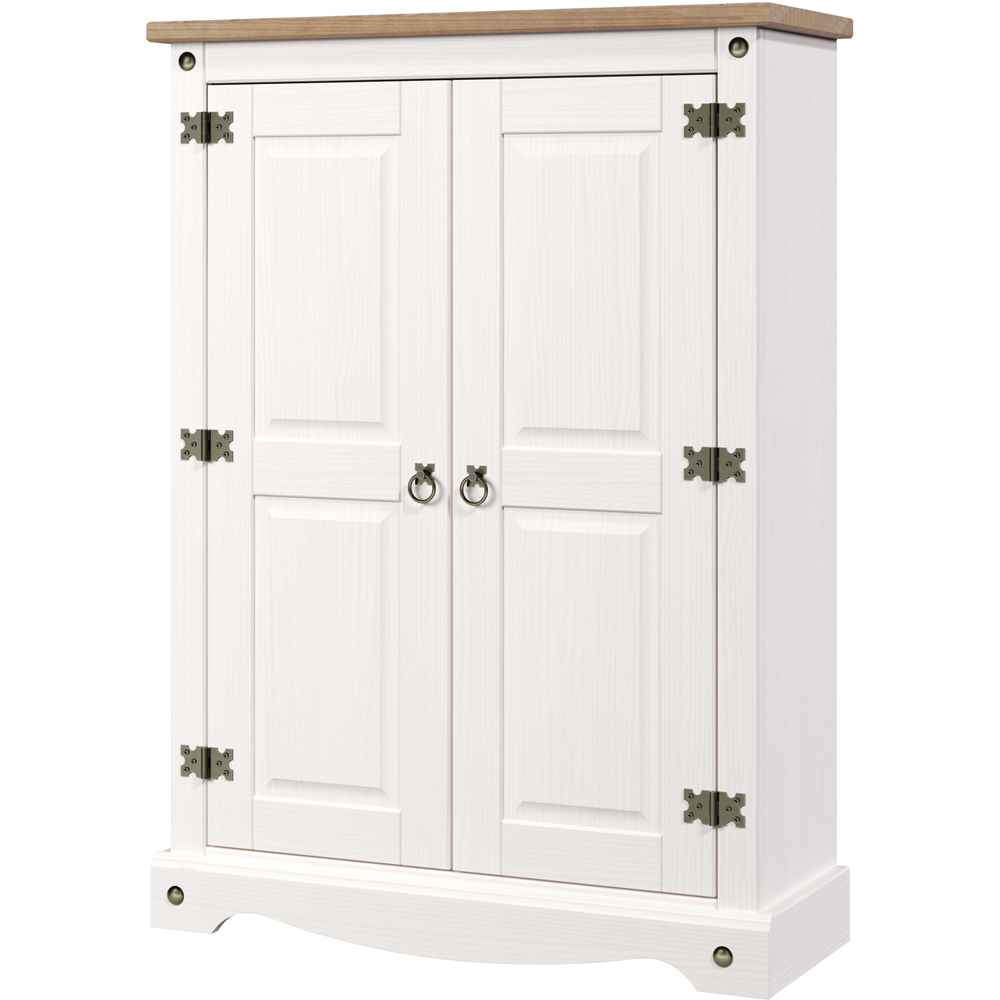Core Products Corona 2 Door White Cupboard Image 3