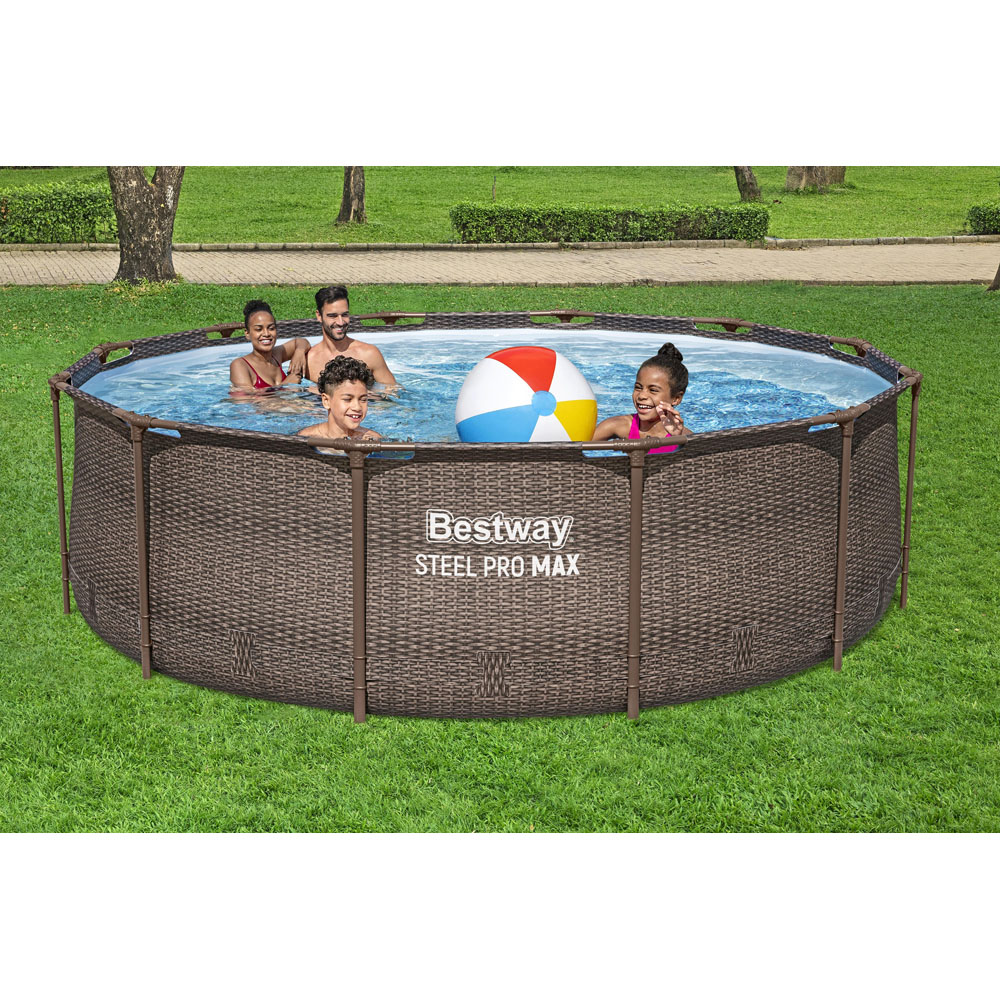 Bestway Steel Pro Deluxe Paddling Pool 12ft x 39.5 inch Image 2