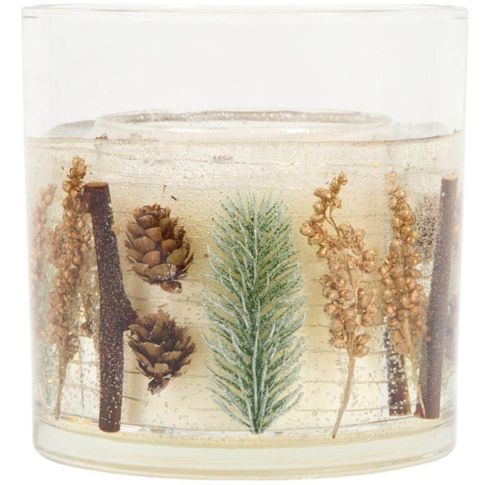 Spruce and Cedar Glass XL LED Candle Image 1