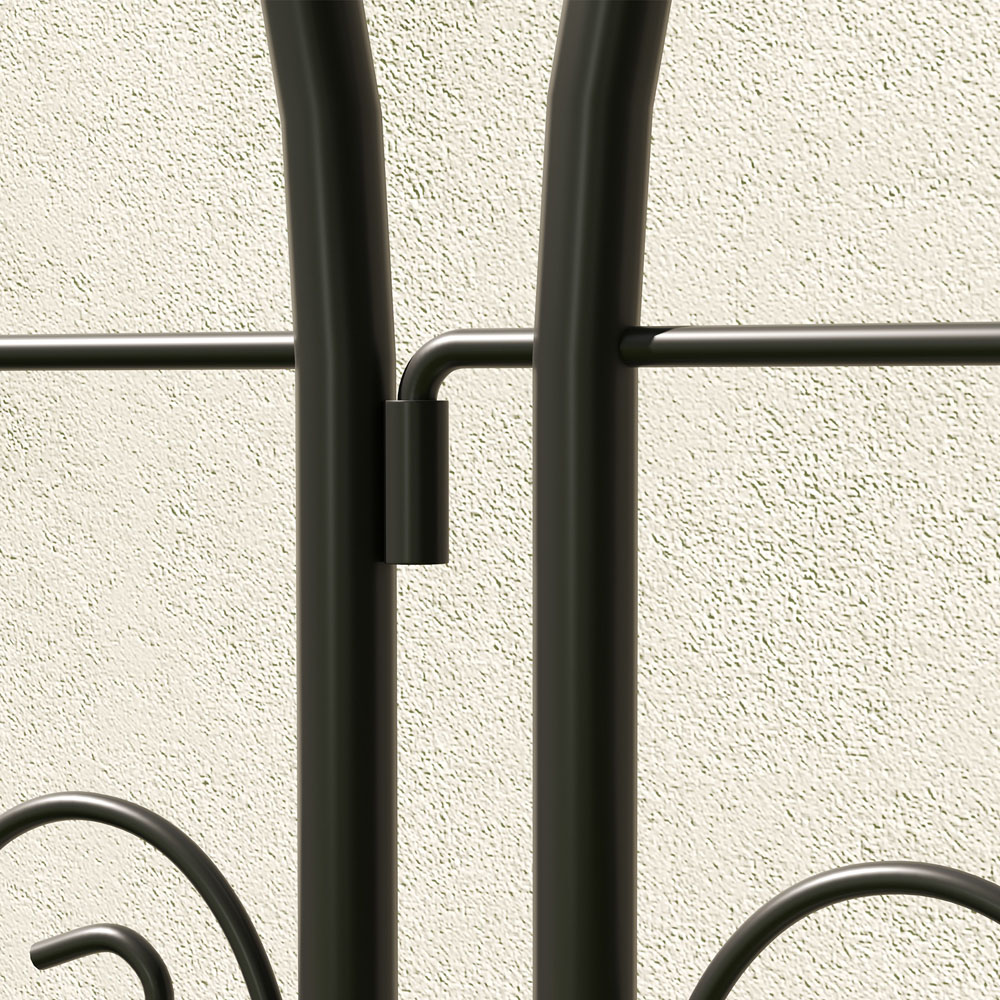 Outsunny 4.9 x 2ft Metal Garden Trellis Set of 2 Image 3