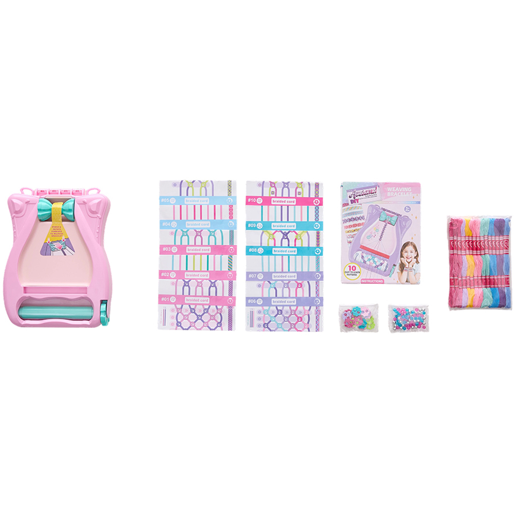 H&O Direct Kids Bracelet Making Kit with 10 Knot Styles Image 3