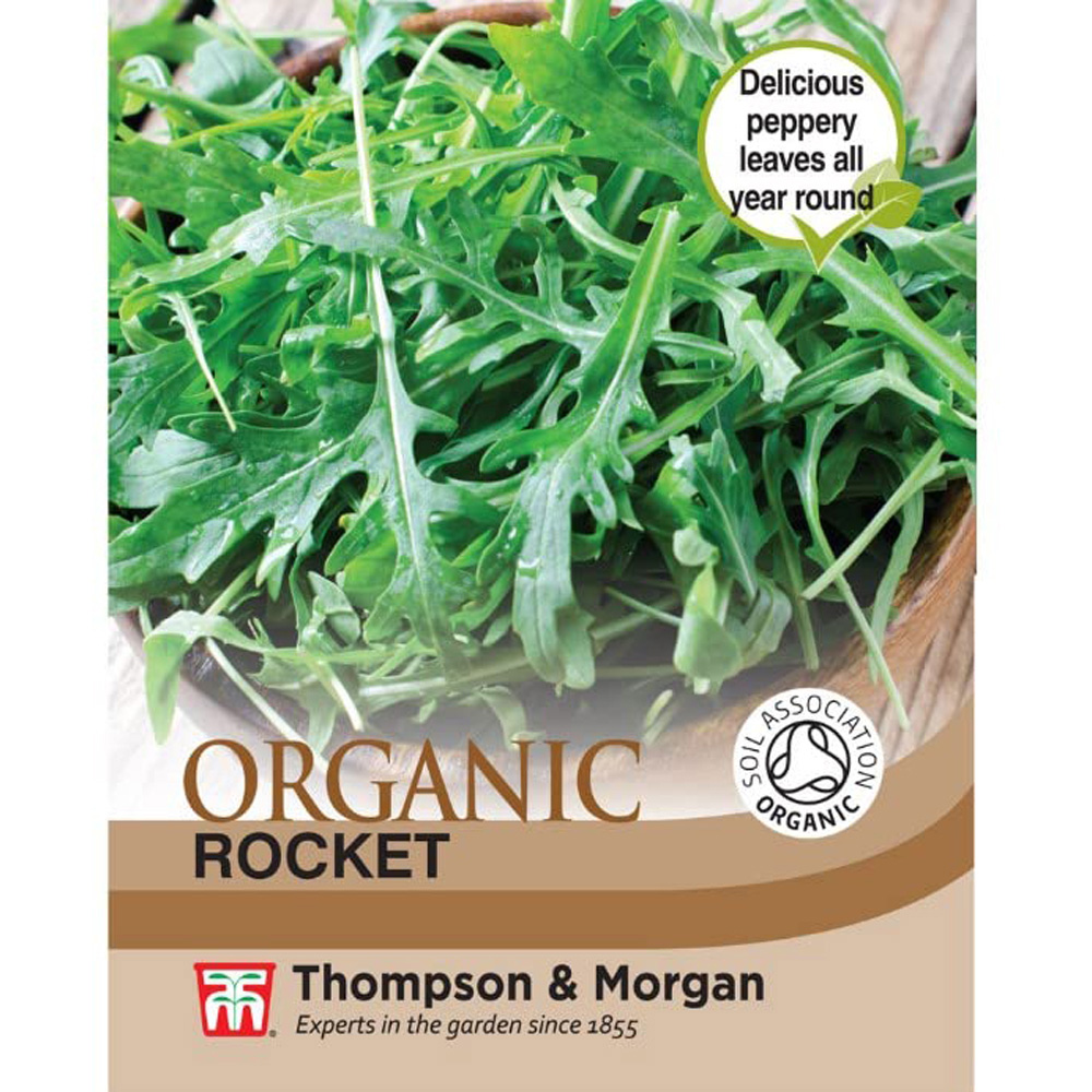 Thompson and Morgan Organic Herb Rocket Seeds Image 2