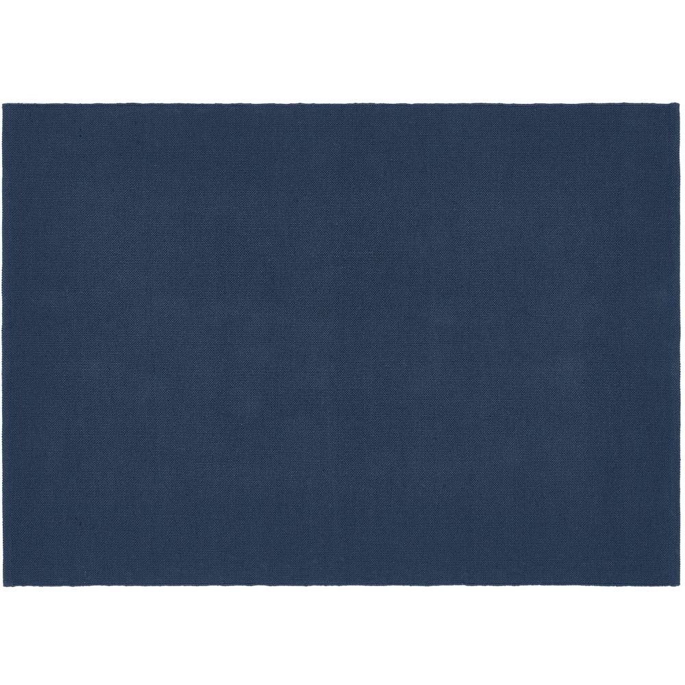 Hug Rug Navy Plain Woven Rug 80 x 150cm Wilko