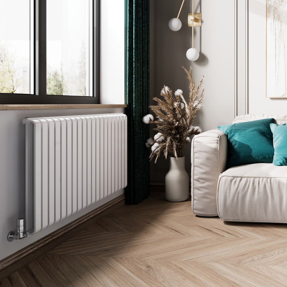 Terma Warp Room 4931 BTU Matt White Radiator 630 x 1305mm Image 7
