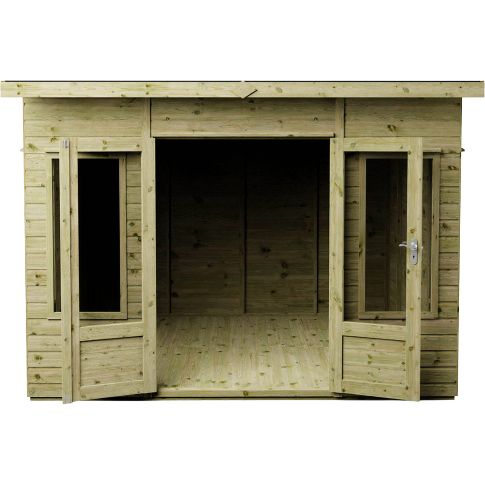 Mercia Helios 10 x 8ft Double Door Premium Shiplap Traditional Summerhouse Image 4