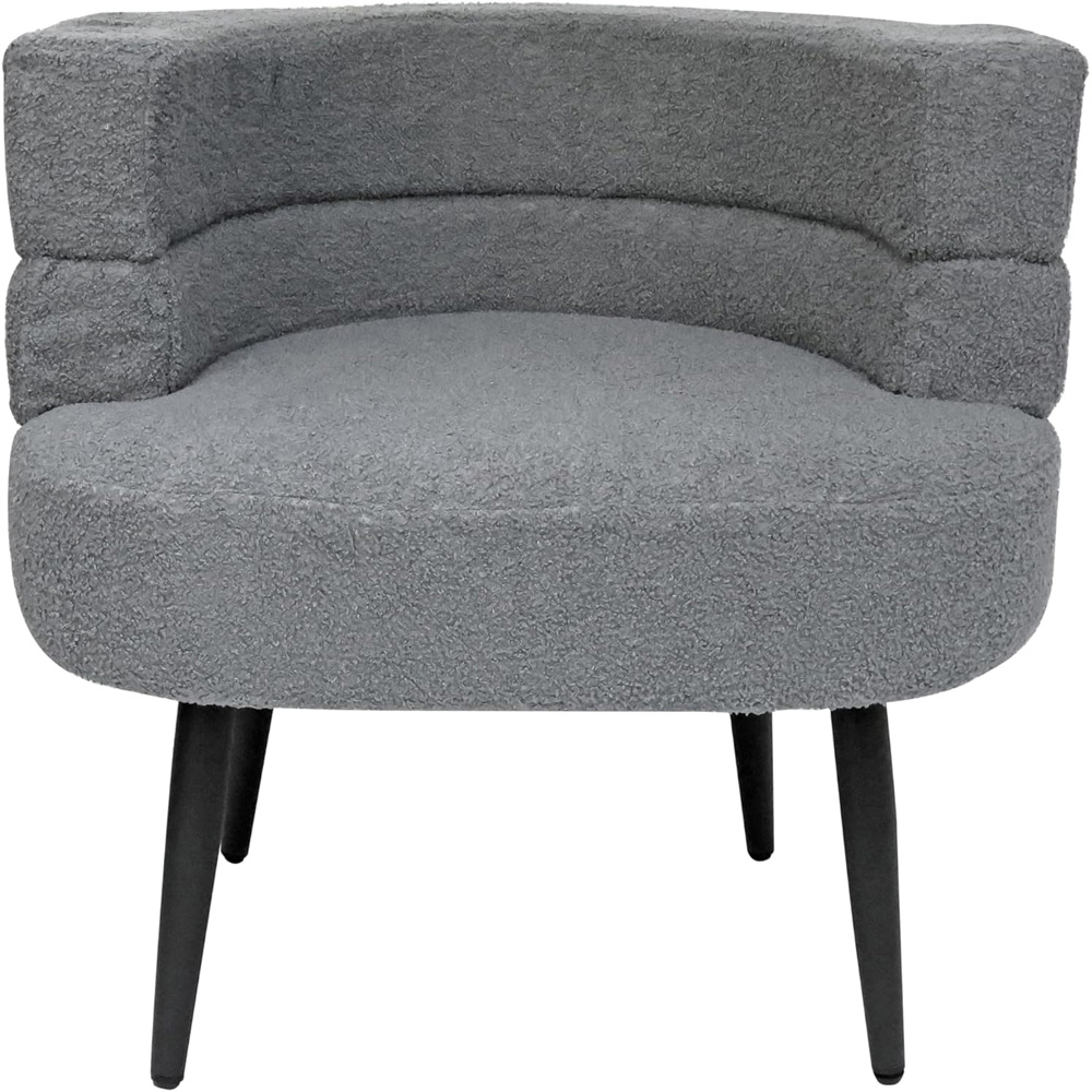 Alivio Grey Sherpa Sofa Chair Image 2