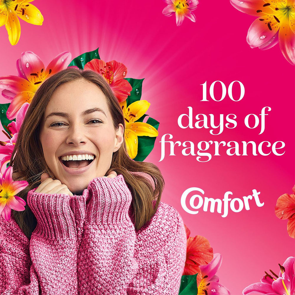 Comfort Perfume Creations Tropical Lily Fabric Conditioner 48 Washes 1.44L 6 Pack Image 6