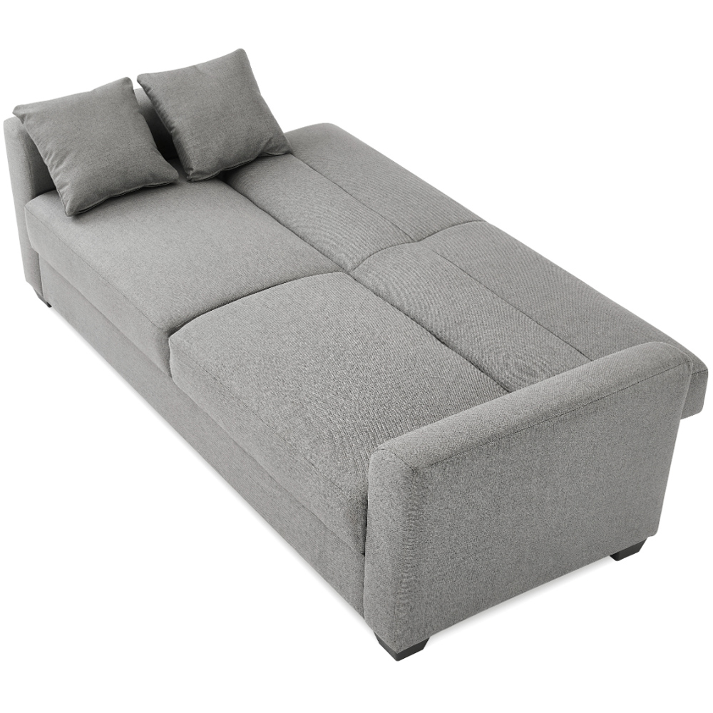 Home Detail Fallon Small Double Sleeper Grey Sofa Bed with Storage Image 4