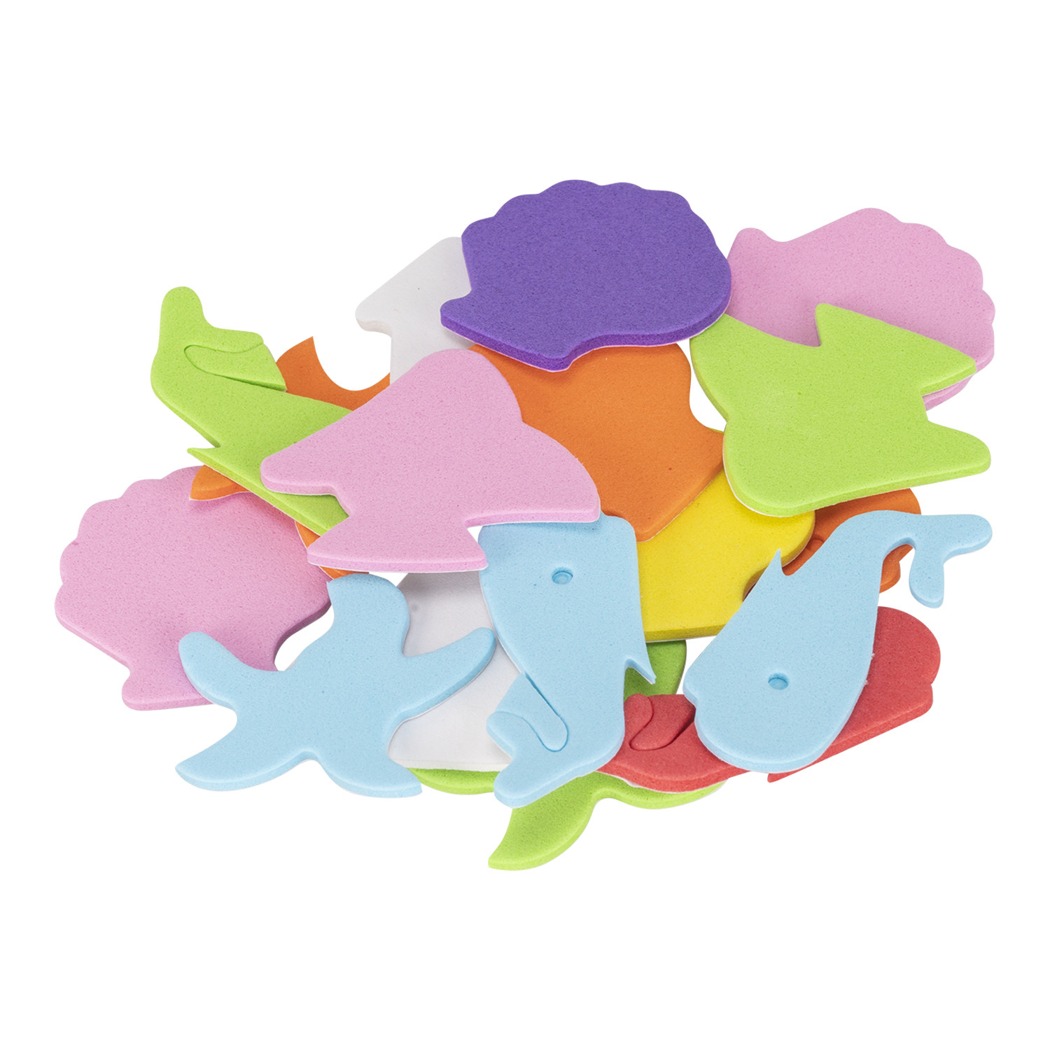Crayola Assorted Foam Animals Tub Image 2
