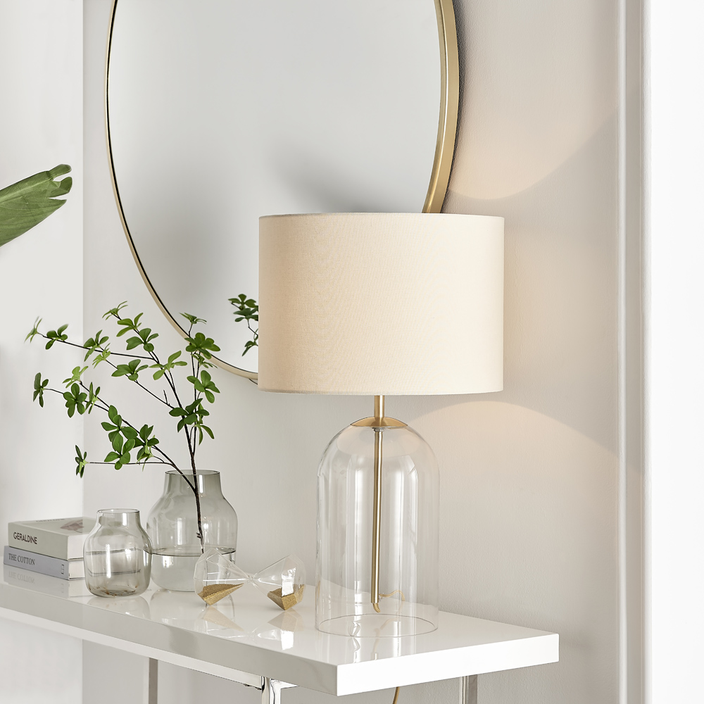 Furniturebox Honara Cream Table Lamp Image 2