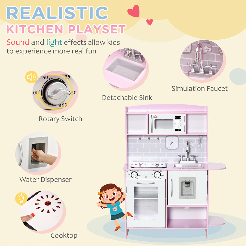 Tommy Toys Kids Kitchen Play Set with Microwave and Sink Image 5