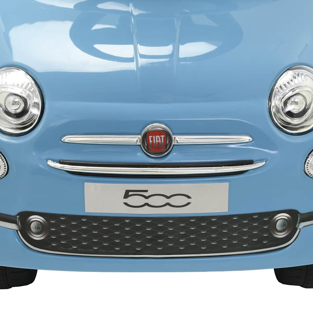 Walplus Blue Fiat 500 Ride On Car Image 6