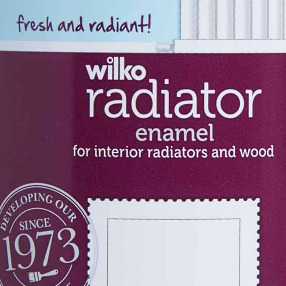 Wilko Radiator Enamel White Gloss Paint 250ml Image 3