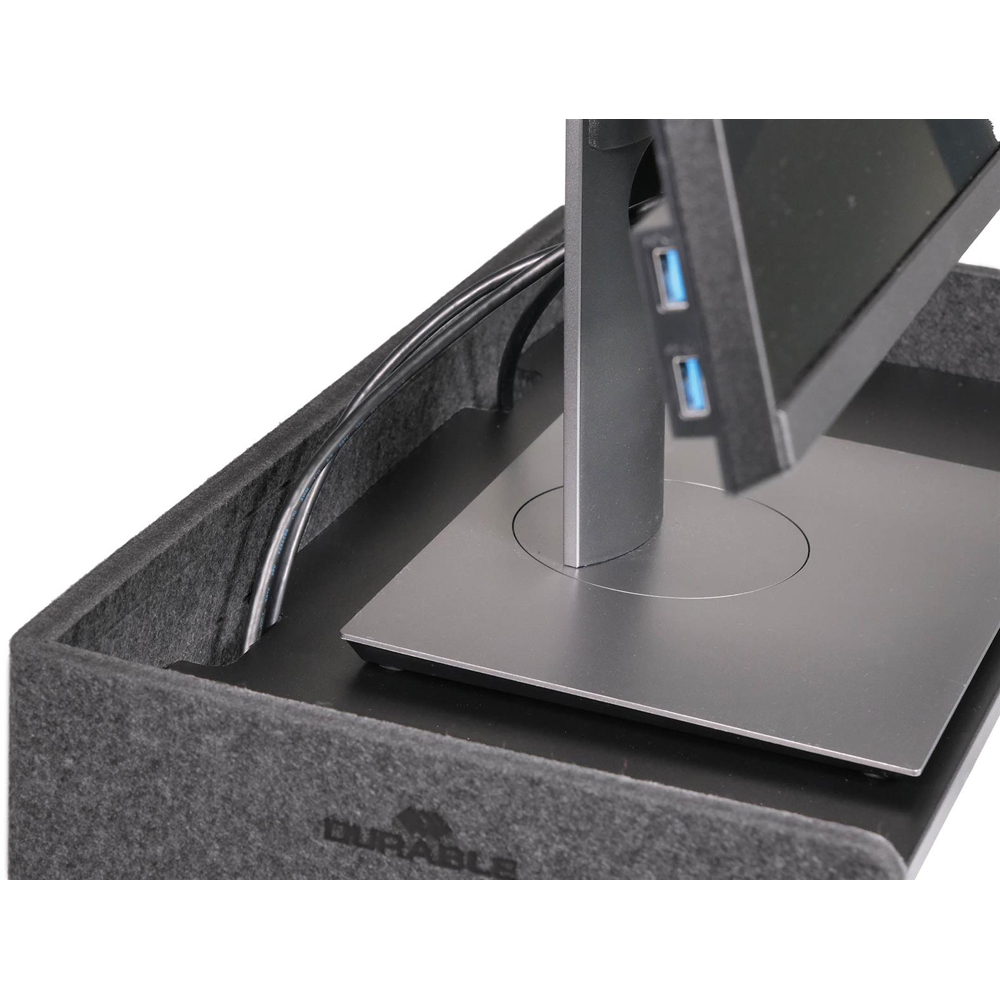 Durable Felt Monitor Laptop Stand Riser Image 7