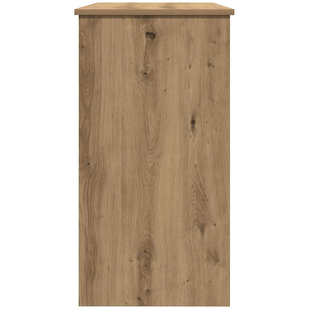 vidaXL Single Drawer Single Shelf Computer Desk Artisan Oak Image 5