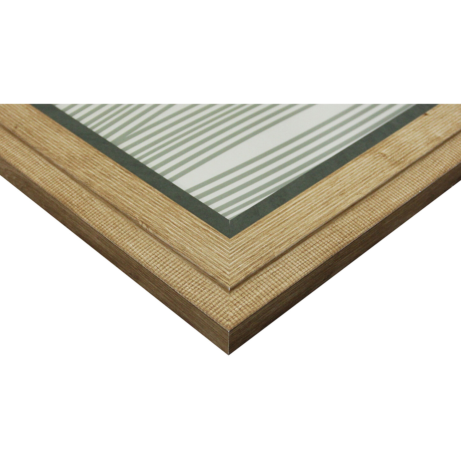 Hertford Green Accent Frame - Natural / 16x12in Image 3