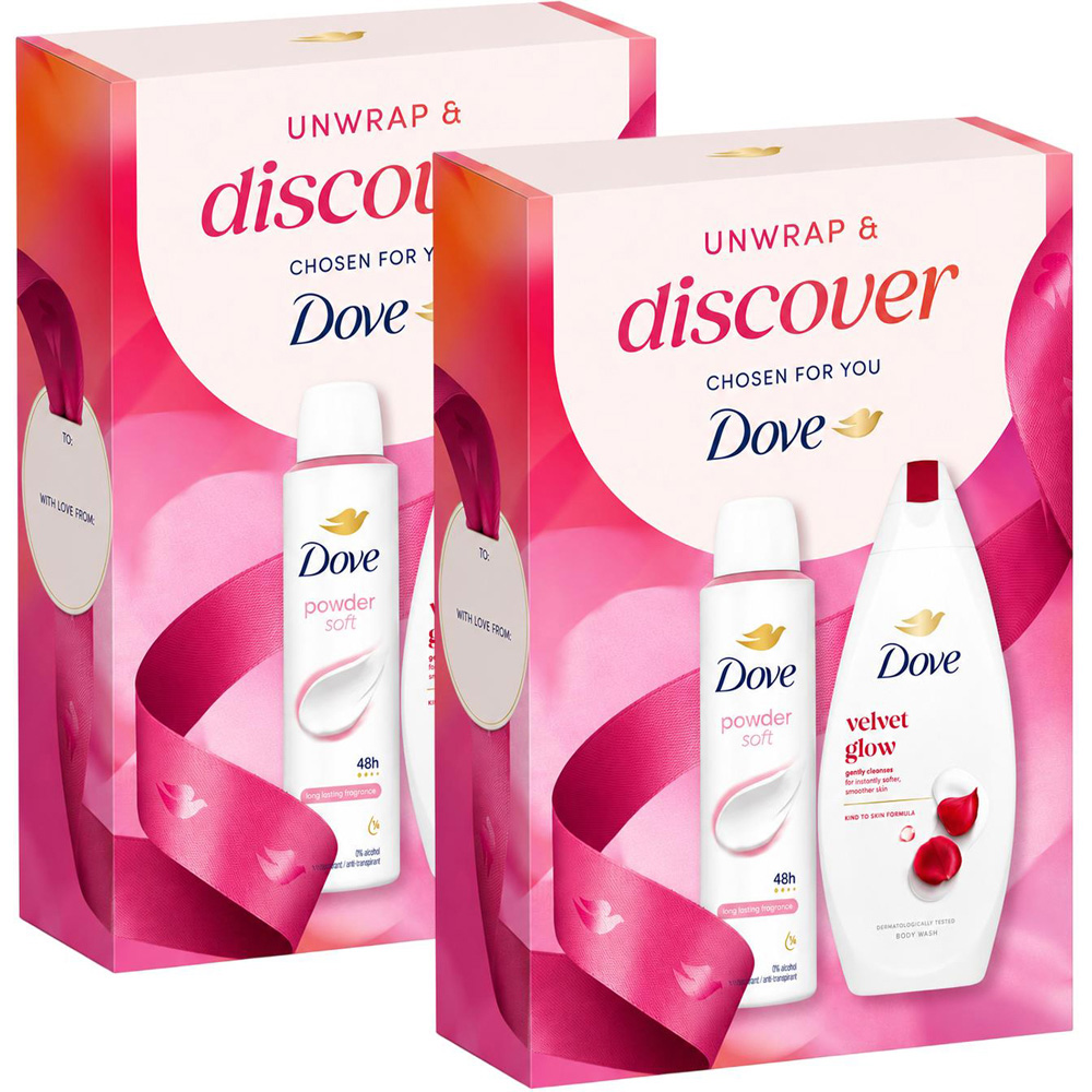 Dove Unwrap and Discover Duo Gift Set 2 Piece 2 Pack Image 1