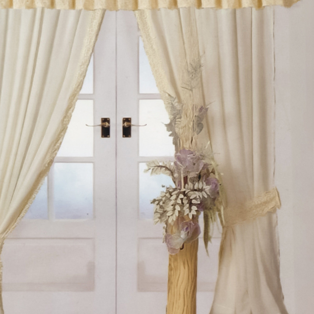 Intimates Celeste Cream Lined Curtains 168X137cm Image 2