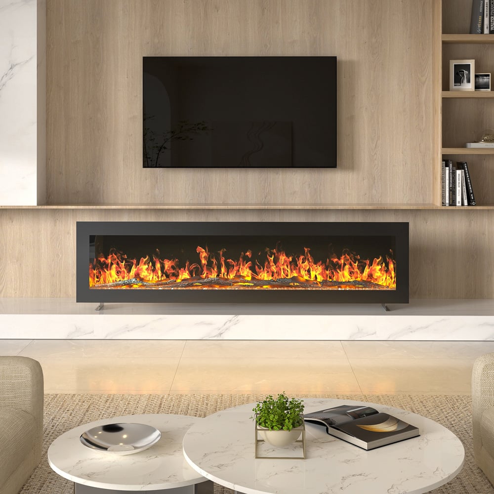 Living and Home Wall Mount Electric Fireplace 60 Inch Image 2
