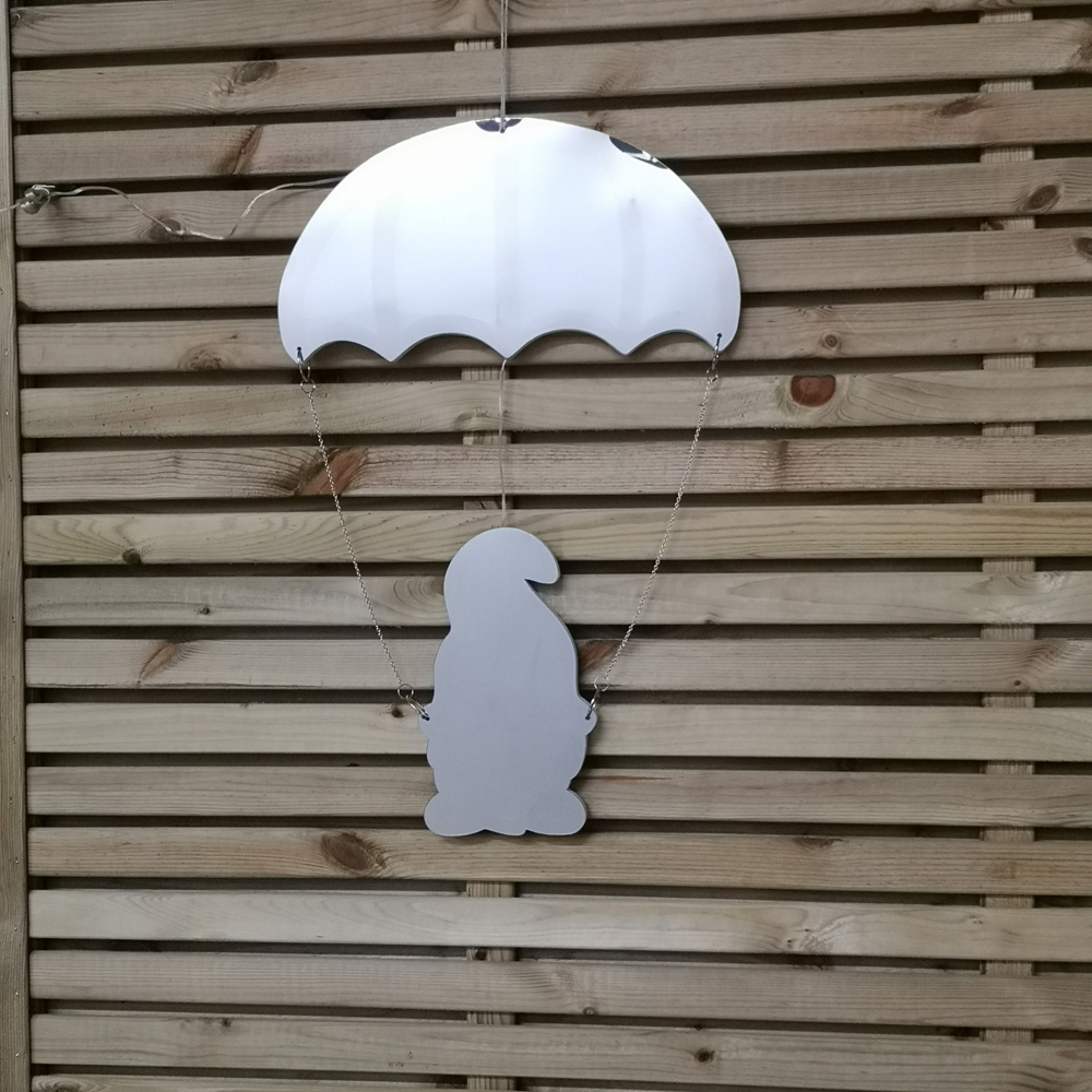 Samuel Alexander Infinity Light Up Hanging Parachute Gonk Christmas Decoration 60cm Image 3