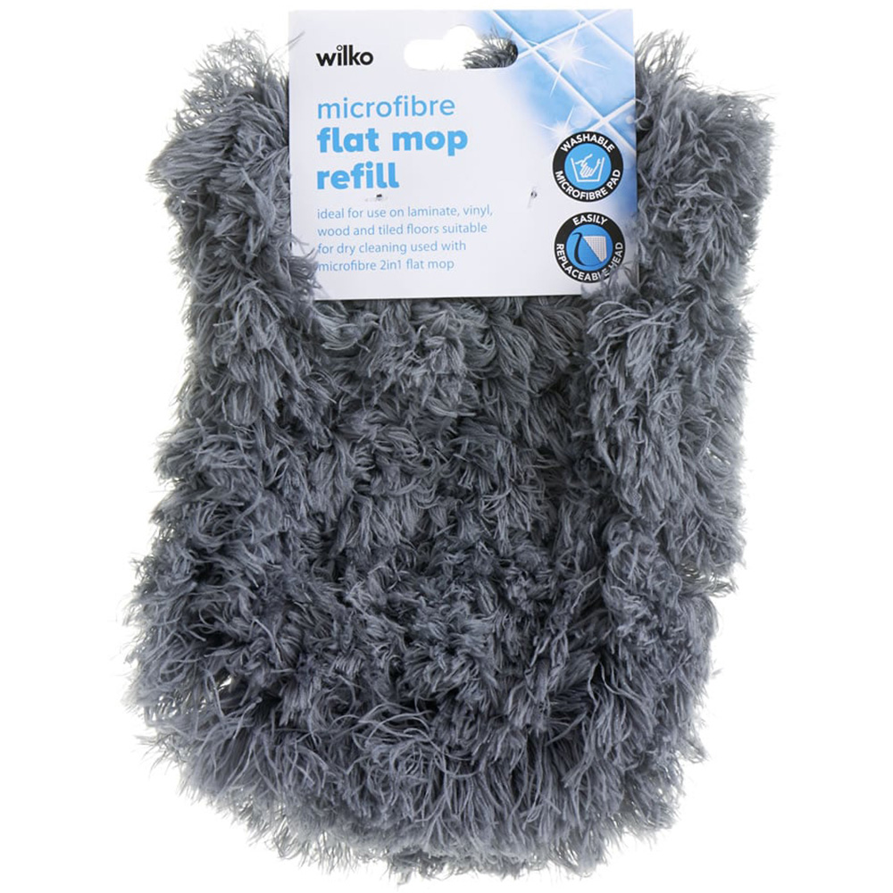 Wilko Microfibre Fluffy Mop Refill Image