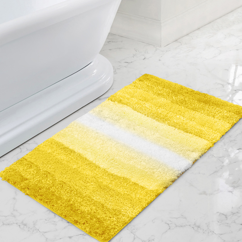 Mayfair Superstripe Ochre Bath Mat Set Image 8