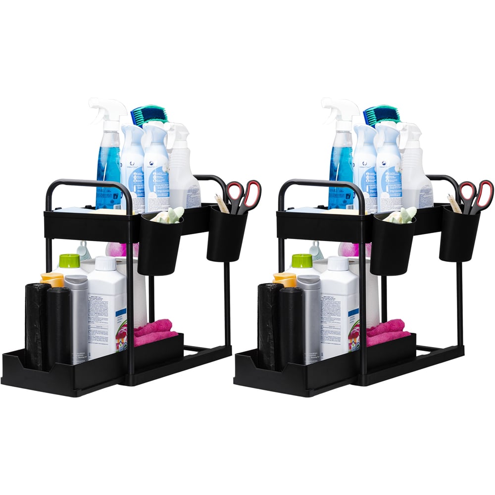 Innoteck Essentials Under Sink Organiser 2 Pack Image 1