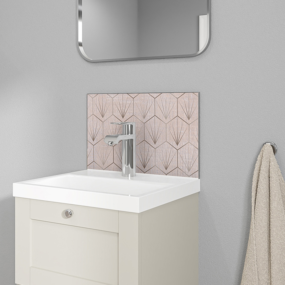 Wetwall Alloy Stella Rosa Splashback 400 x 250mm Image 1