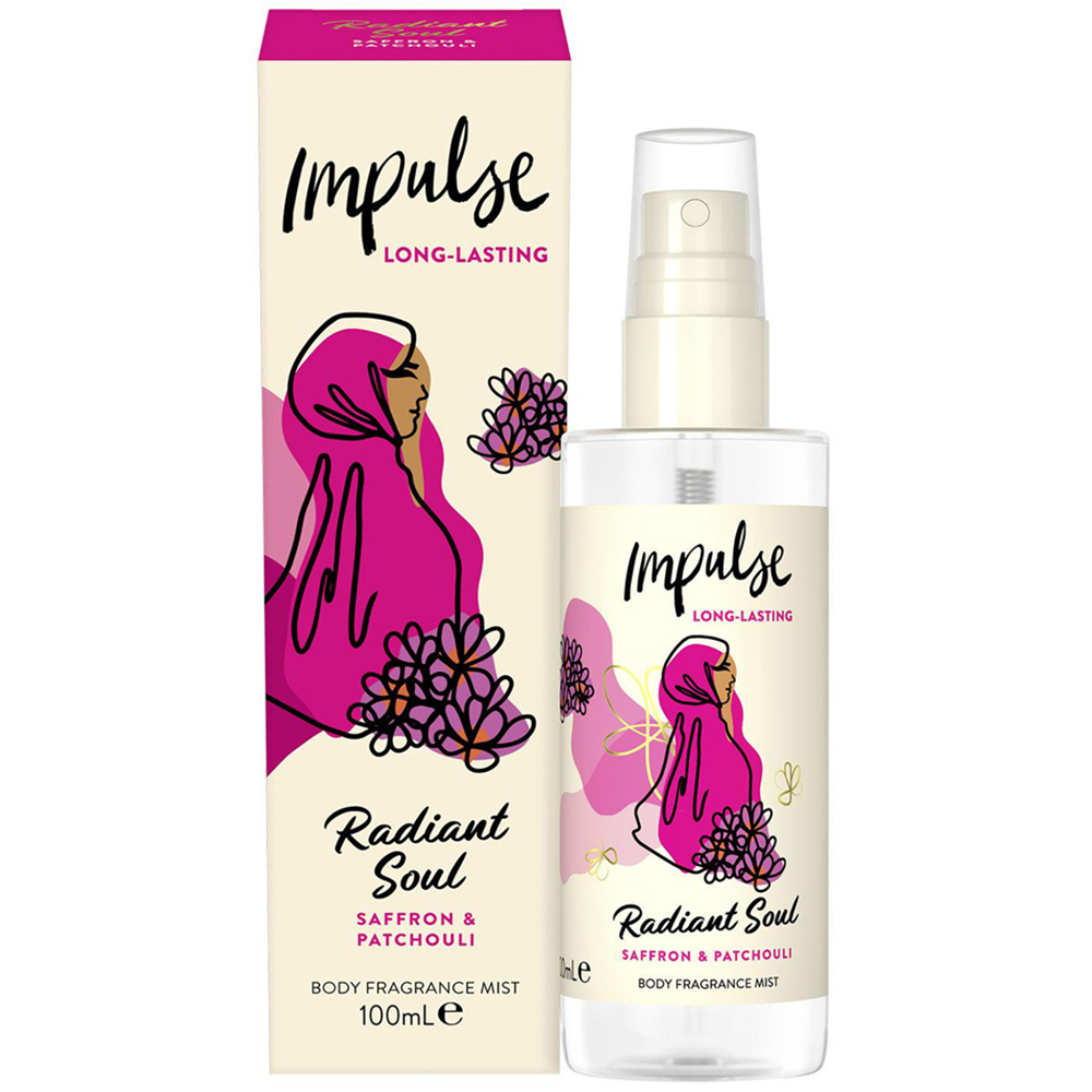 Impulse Radiant Soul Body Fragrance Mist 100ml 3 Pack Image 3