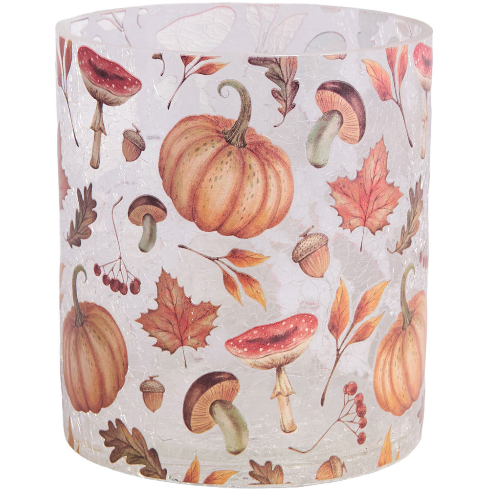 Autumn Garden Crackle Hurricane Image 3