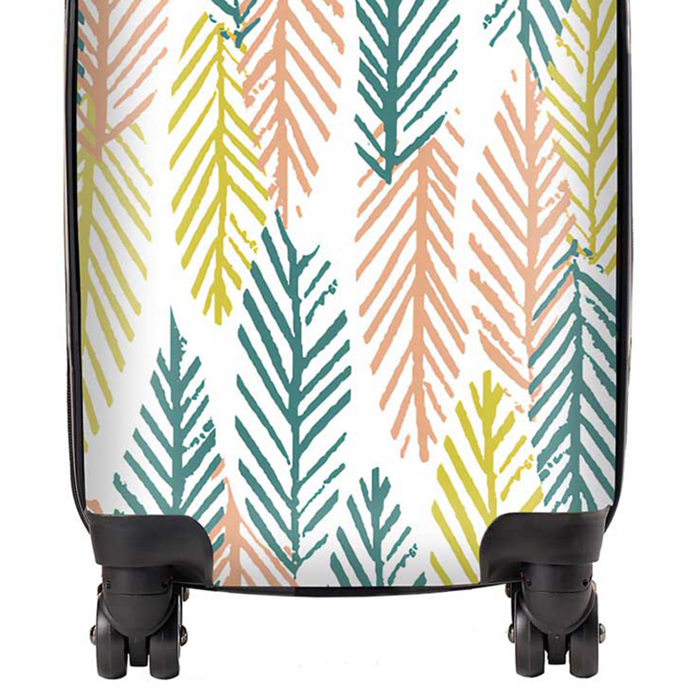 Warren Reed Designer Small Scandinavian Style Foliage Suitcase Image 2