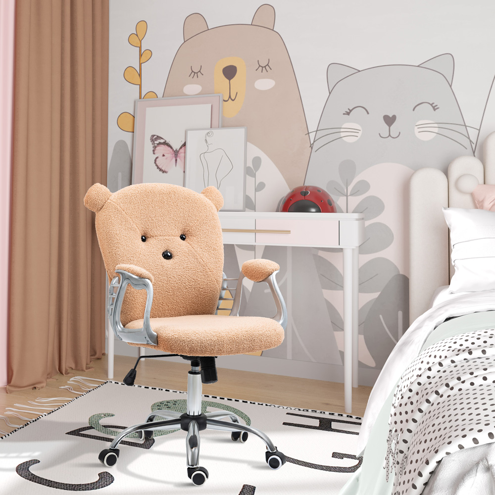 Portland Brown Bear Shape Cute Office Chair Image 7