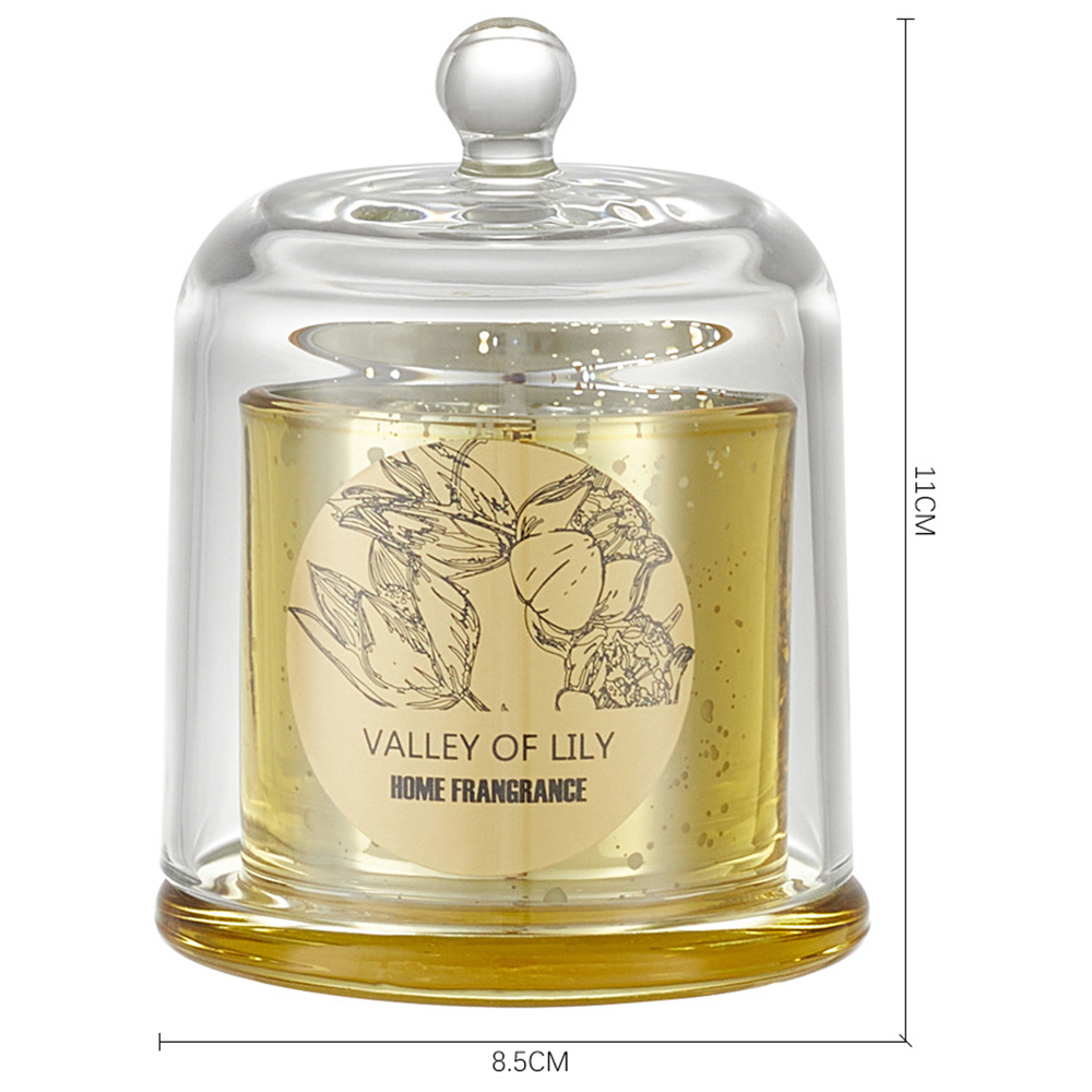 H&O Direct Valley of Lily Vegetable Wax Scented Candle Image 3