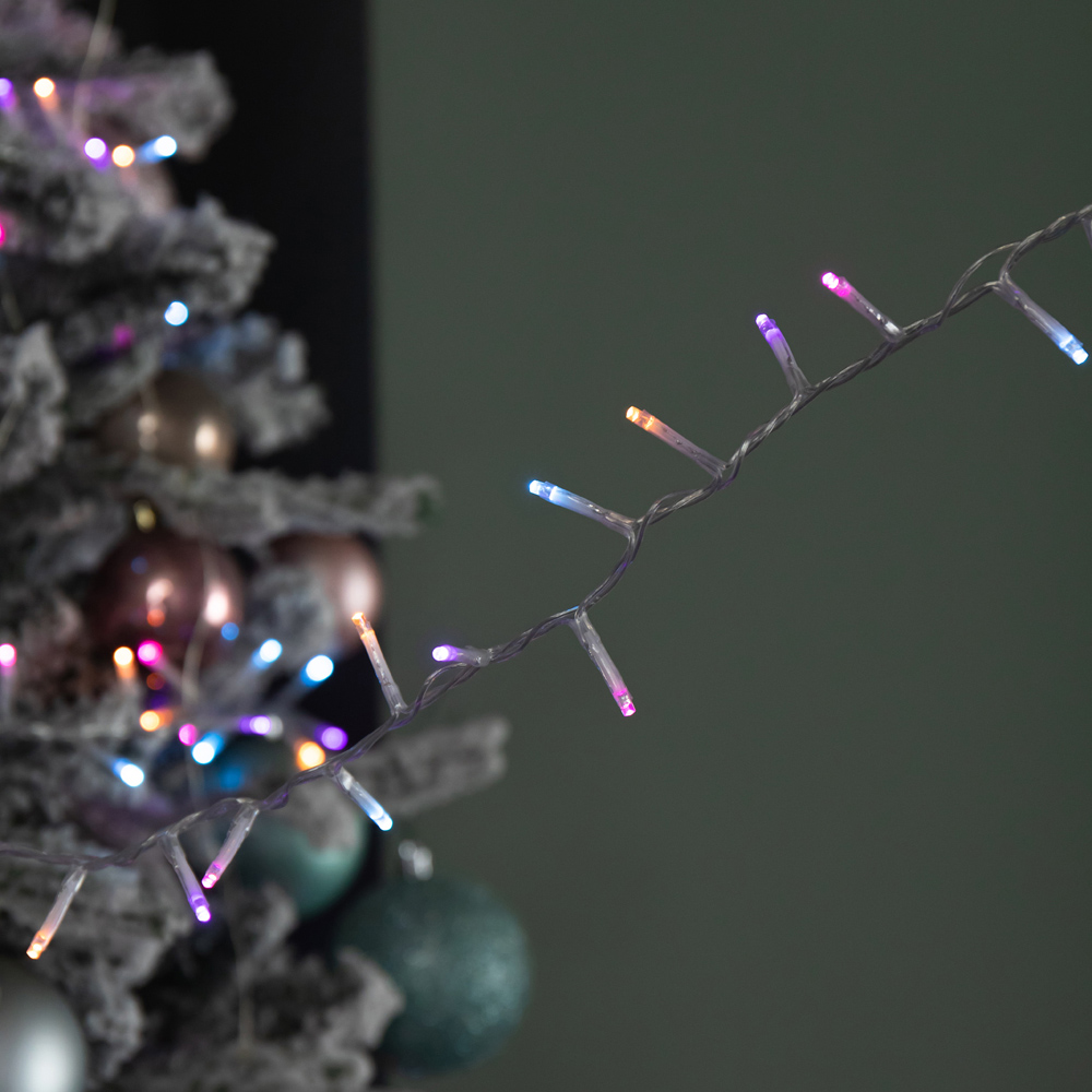 Samuel Alexander TreeBrights 750 Rainbow LED Clear Cable Christmas String Lights 18.7m Image 2