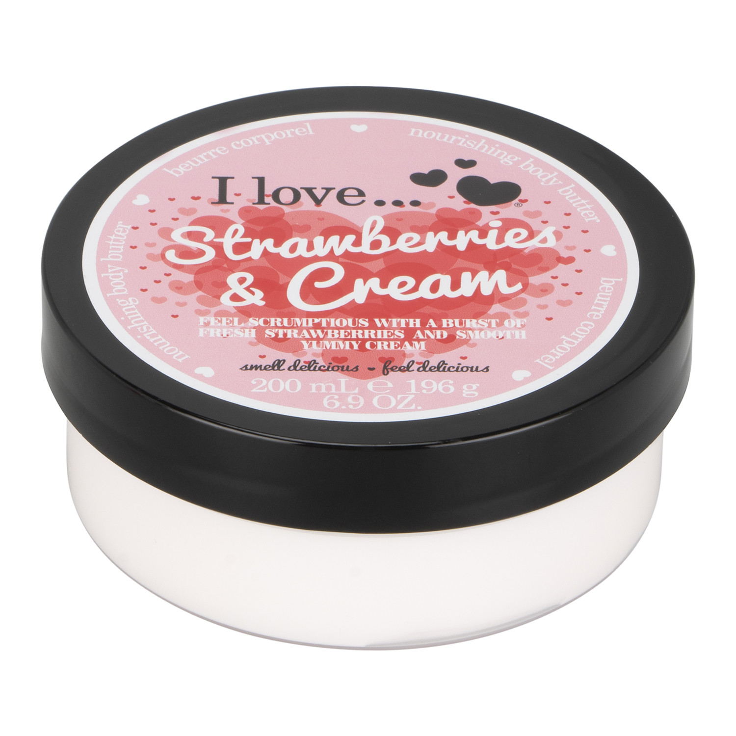 I LOVE Strawberries and Cream Body Butter 200ml Image