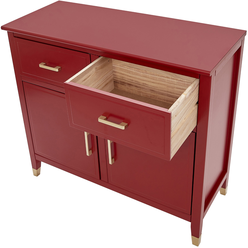 Palazzi 2 Doors 2 Drawers Red Sideboard Image 6