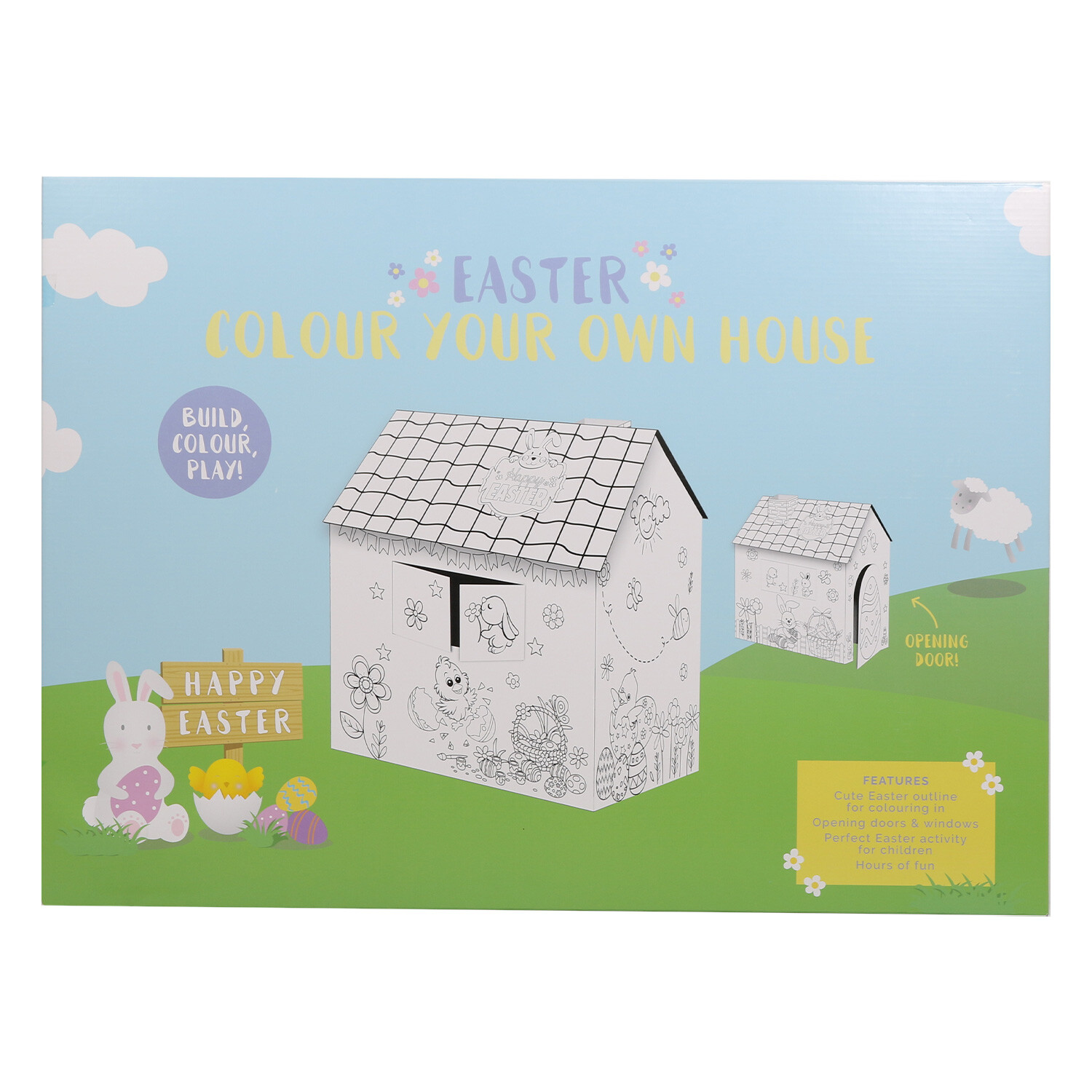 Easter Colour Your Own House Kit Image