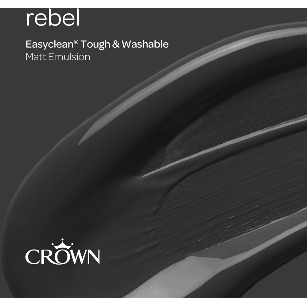 Crown Easyclean Rebel Matt Emulsion Multisurface Paint 2.5L Image 7