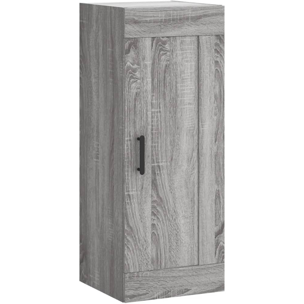 vidaXL 2 Door Grey Highboard Image 7